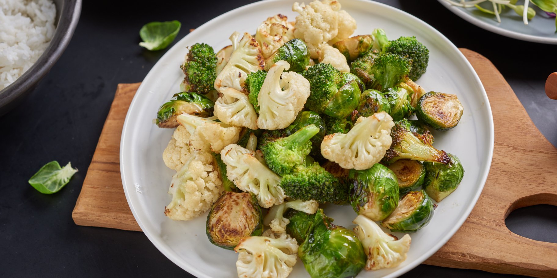 Гарнір з різних видів капусти