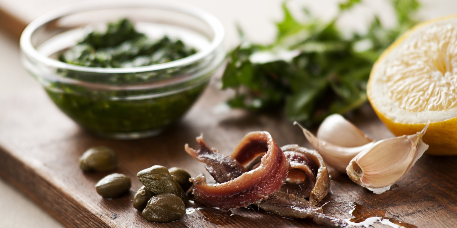 Пивний маринад з анчоусами і каперсами