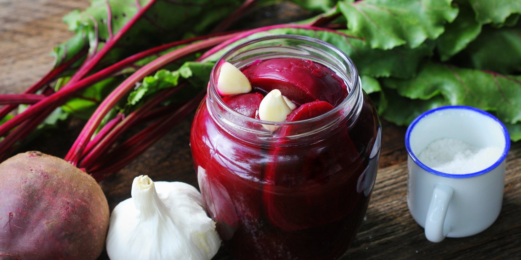 Маринованная свекла с чесноком