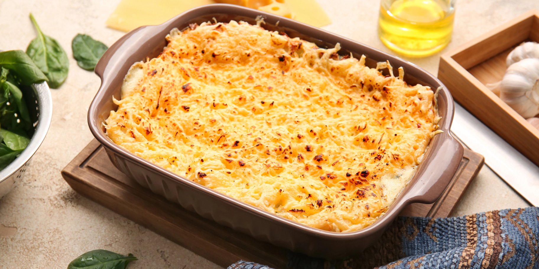 Папарделе зі шпинатом і сиром