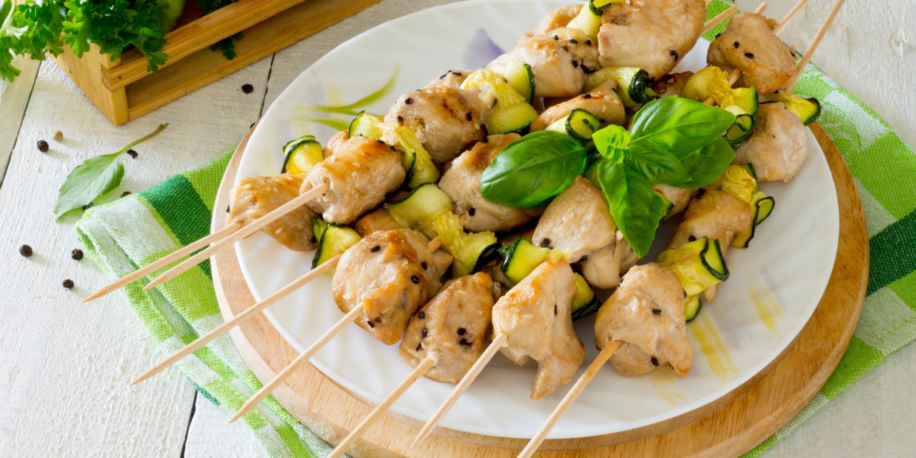 Шашлик з індички в мікрохвильовій печі