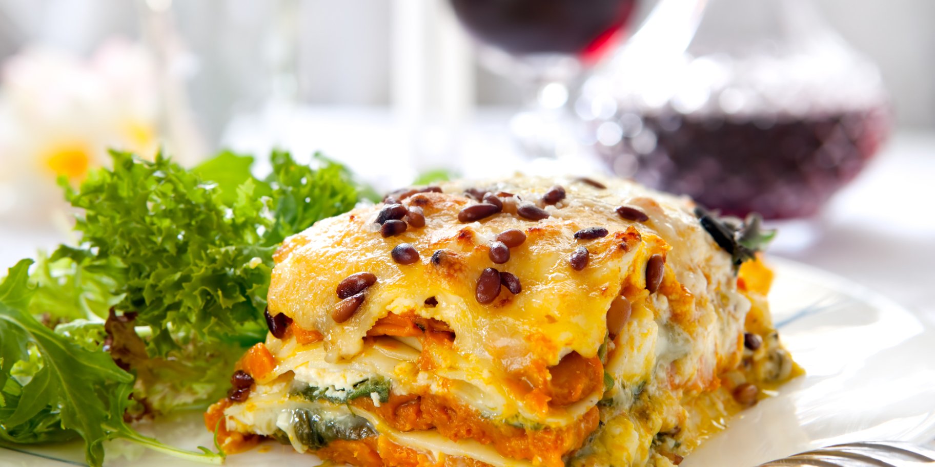 Вегетаріанська гарбузова лазанья