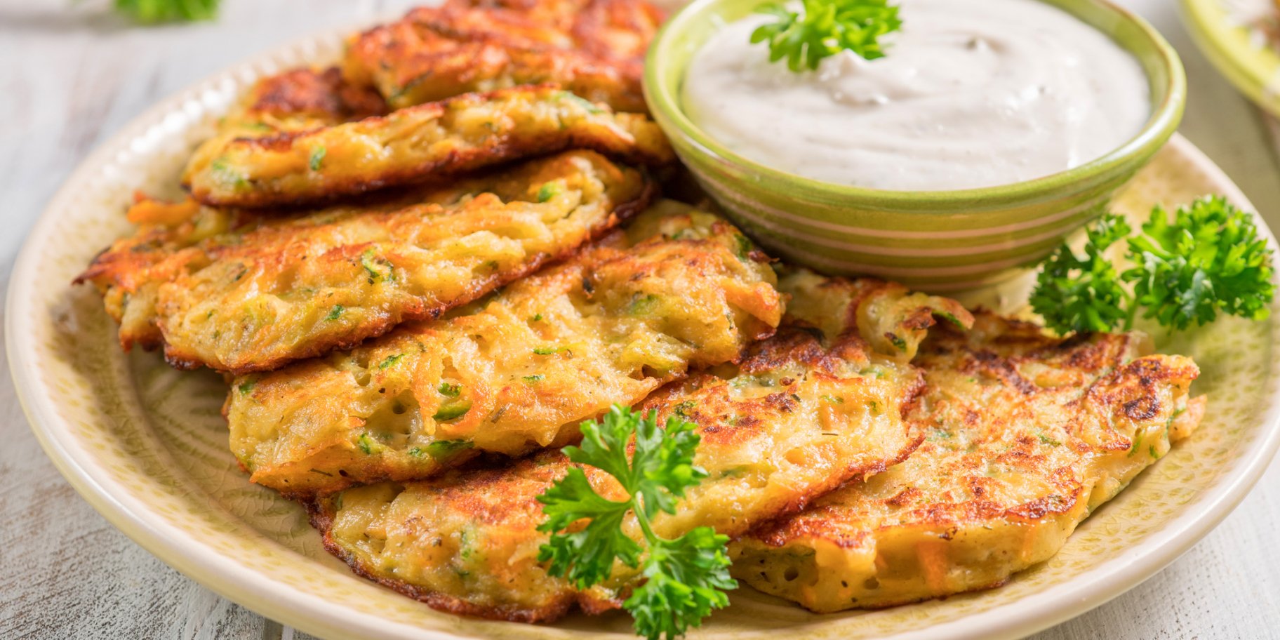 Овощные оладьи