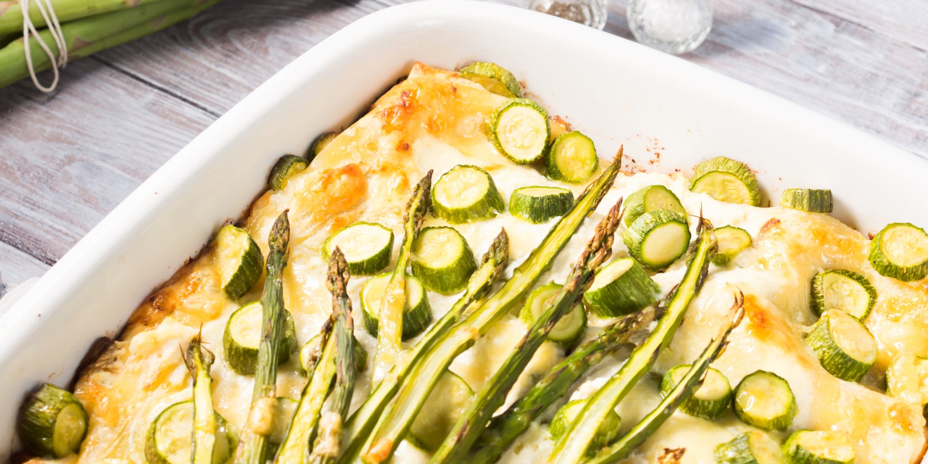 Лазанья зі спаржею