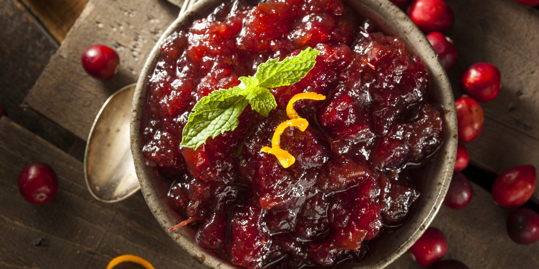 Клюквенный соус с цедрой