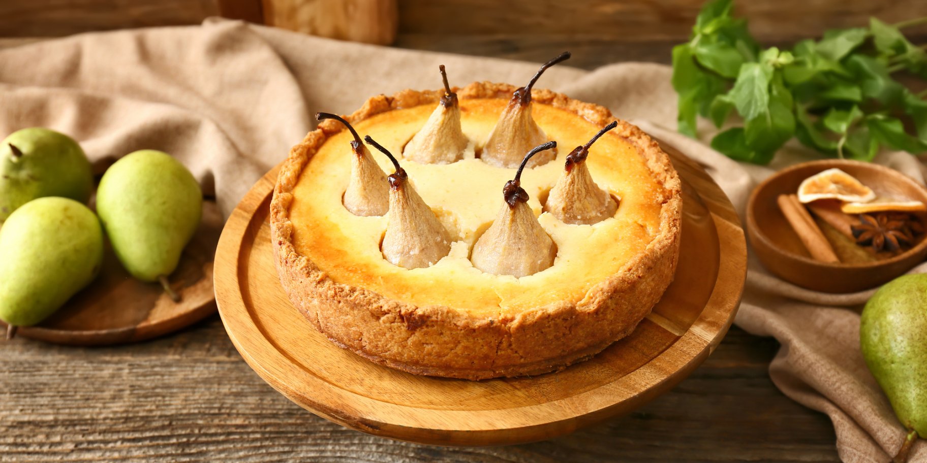 Грушевий чизкейк