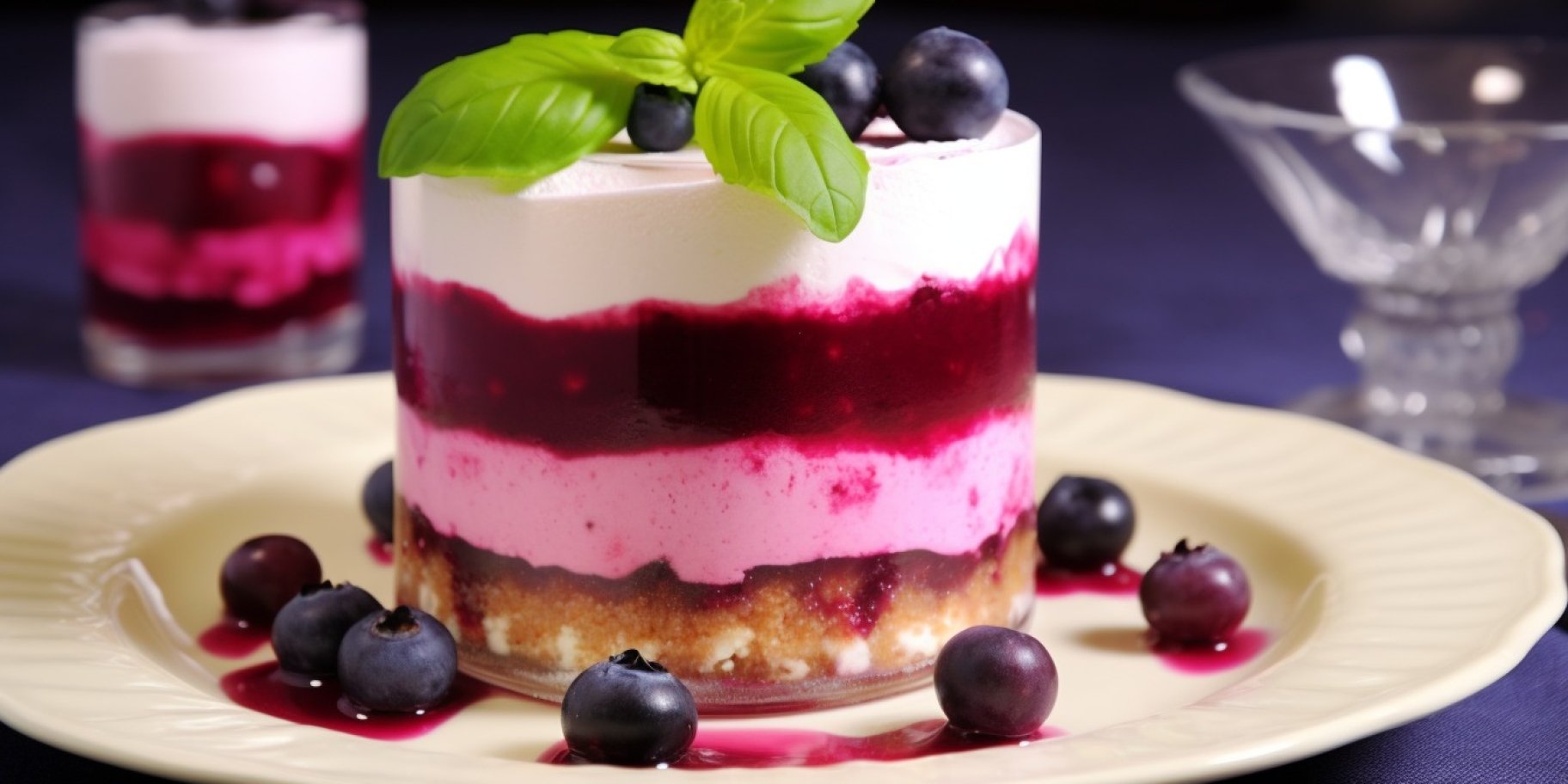 Десерт без выпечки из черной смородины