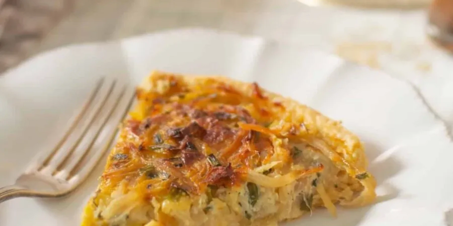 пиріг з пореєм і сиром