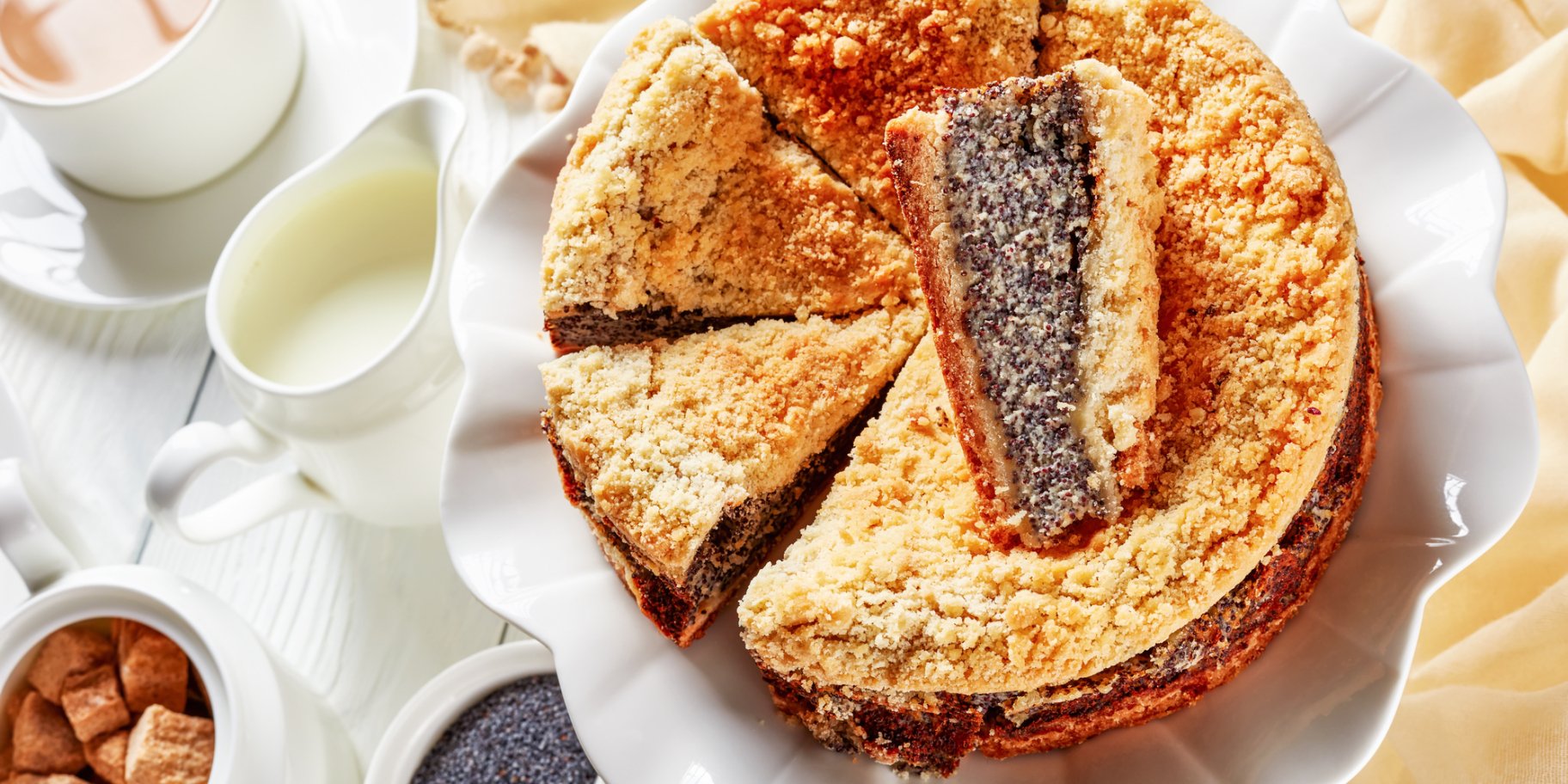 Пиріг із сирно-маковою начинкою