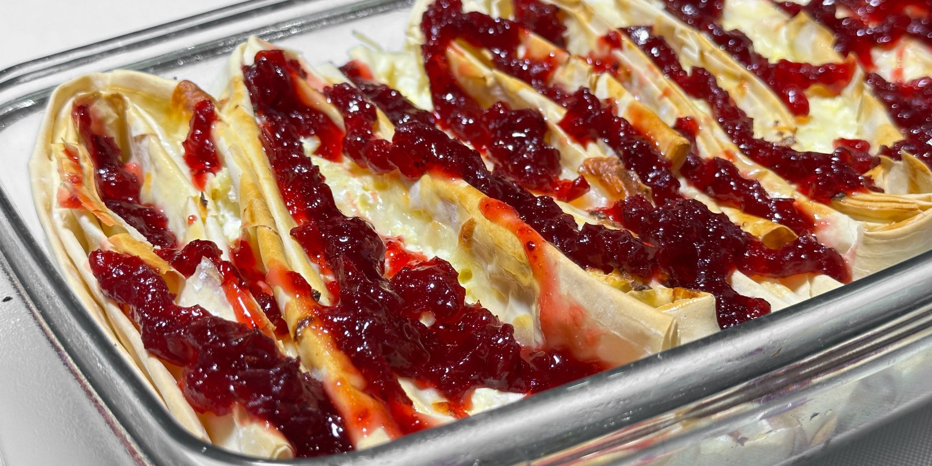 Філо-пиріг з журавлиною