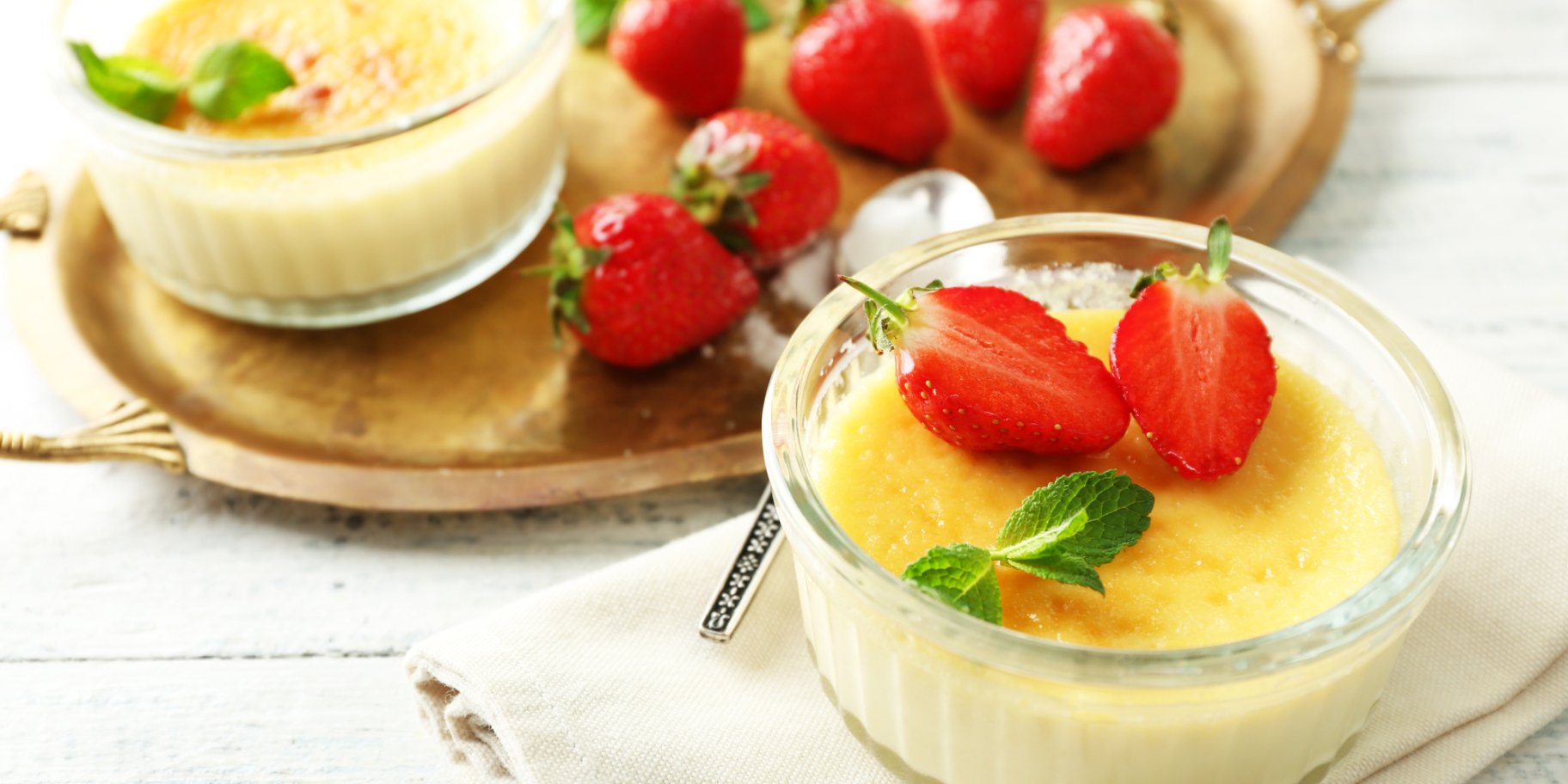 ванільне крем-брюле до кави