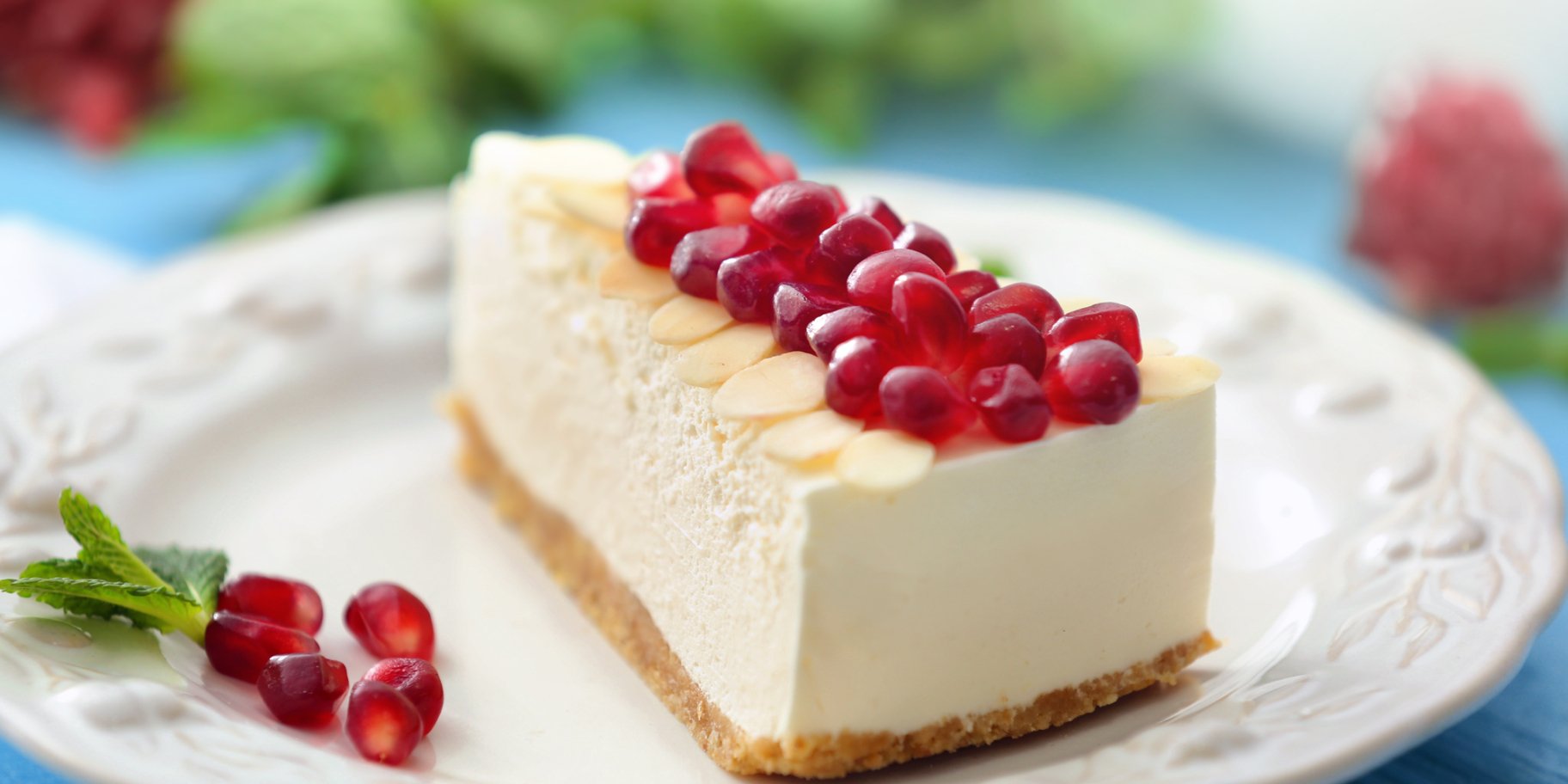 Чизкейк с гранатом