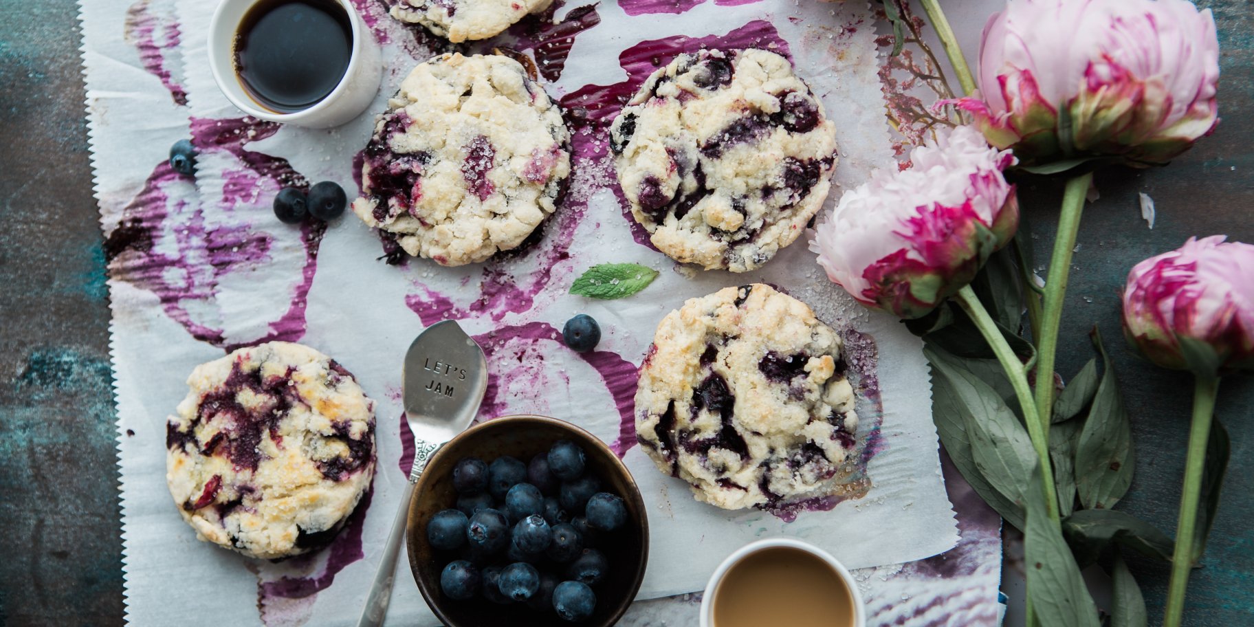 Черничное печенье