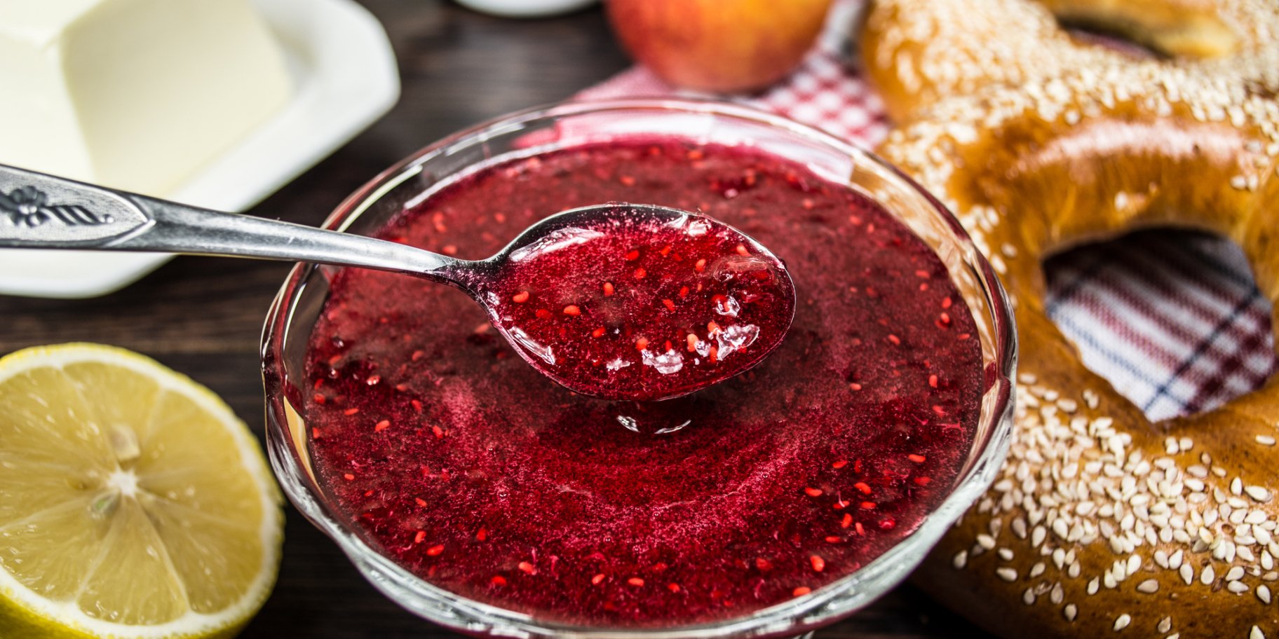 Варення з малини і яблук