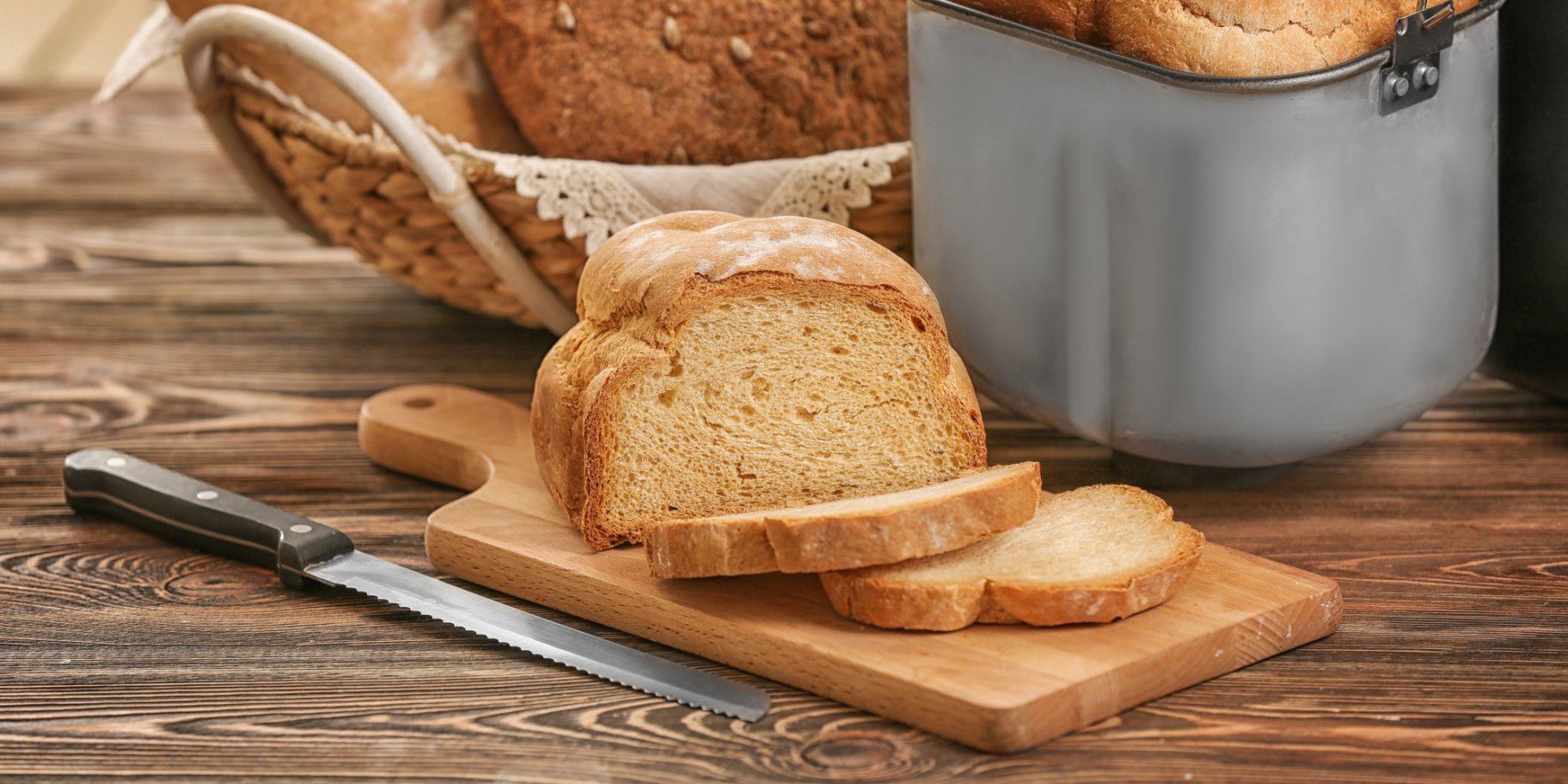 Простий хліб в хлібопічці