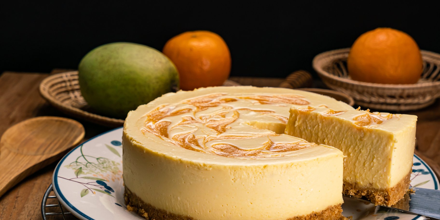 Манговый чизкейк со сгущенкой