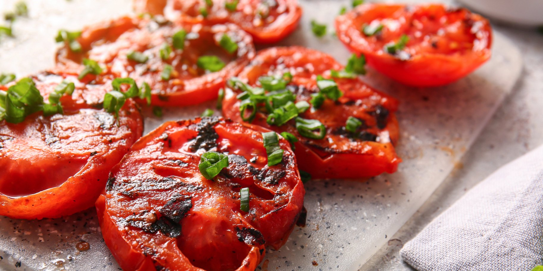 Помідори чері на грилі