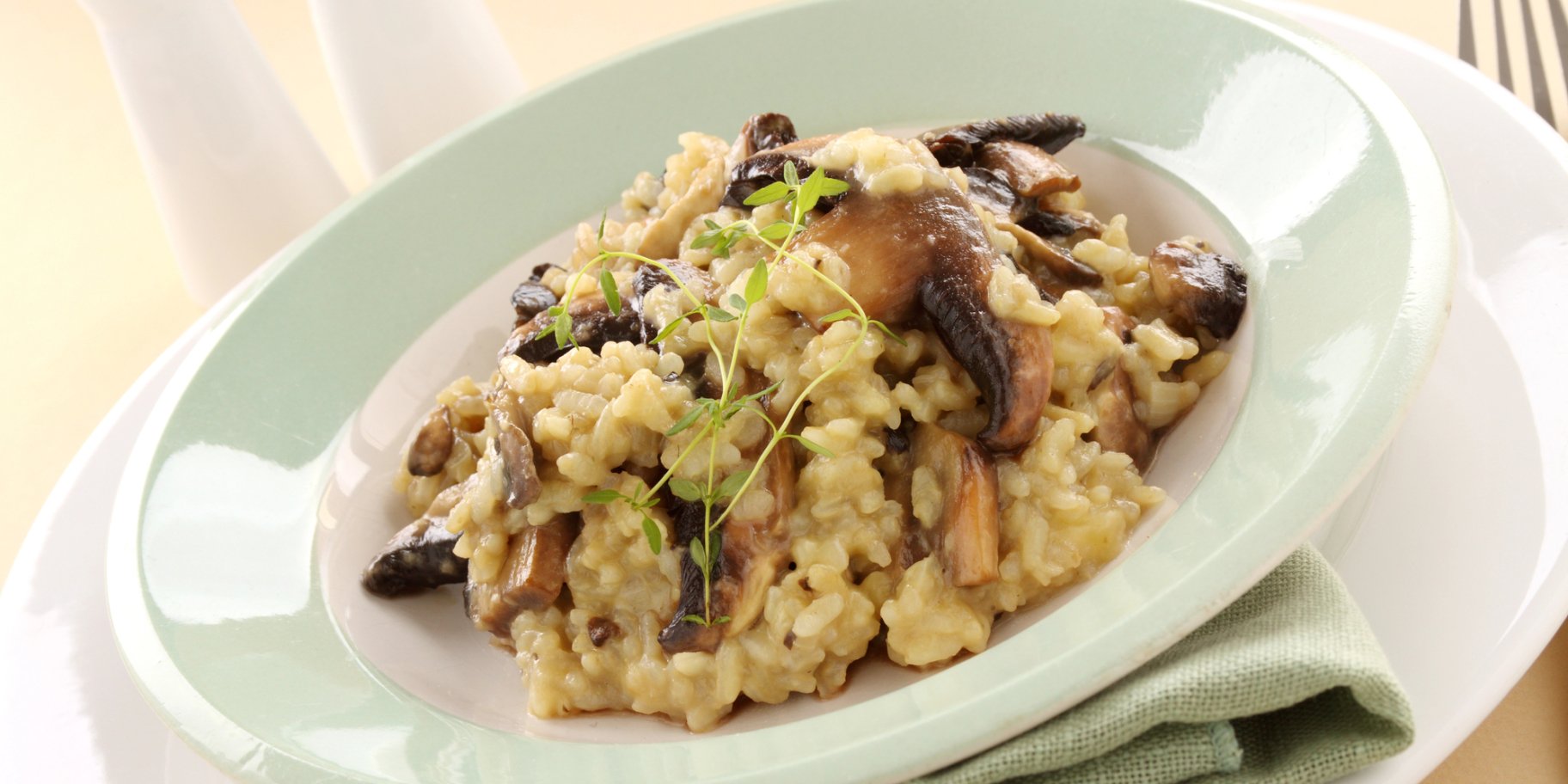 Ризото з лісовими грибами