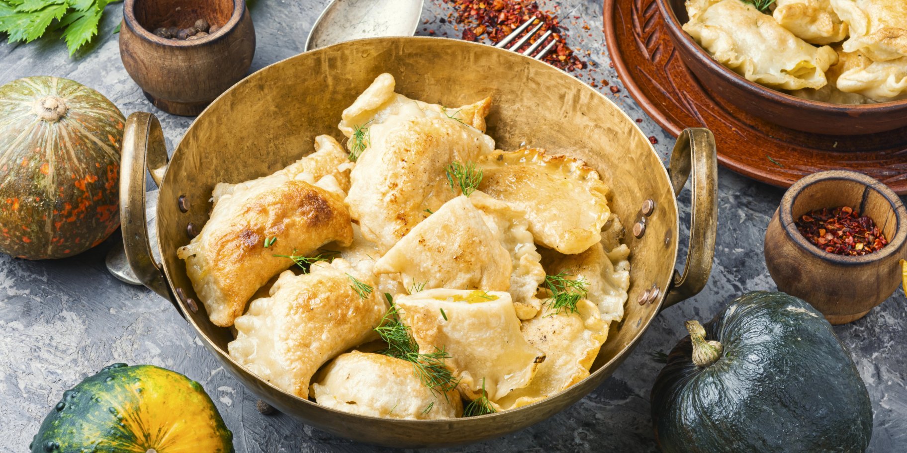 Вареники з гарбузом