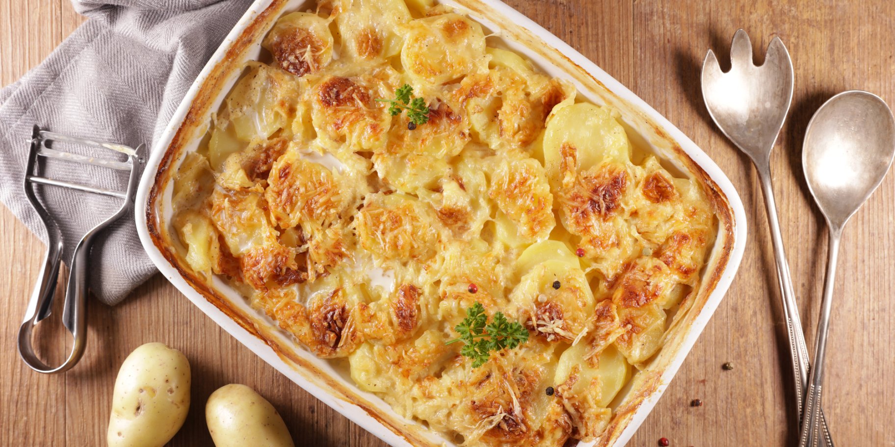 Запіканка з картоплі та сира