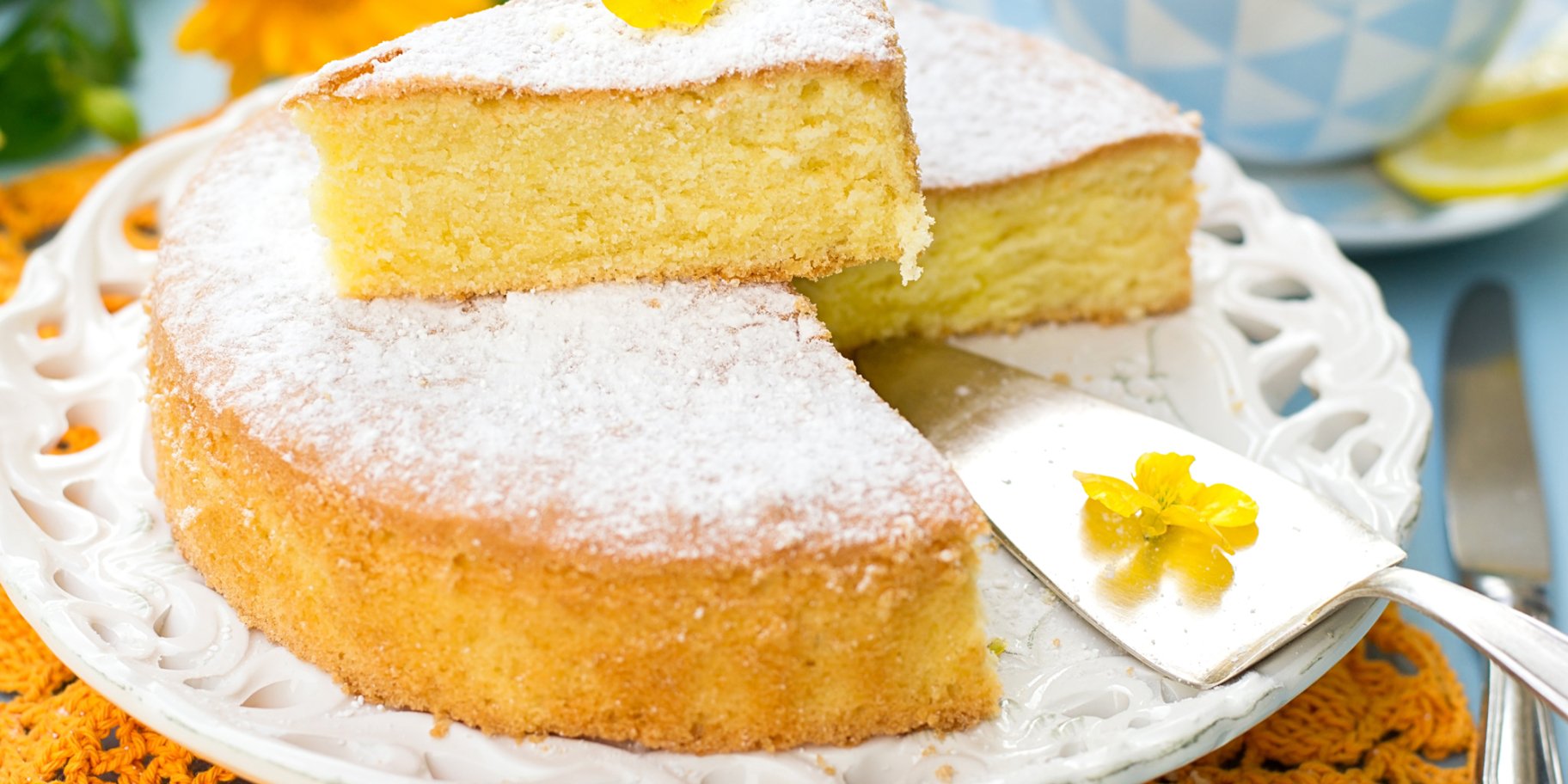 Бісквіт з цукровою пудрою