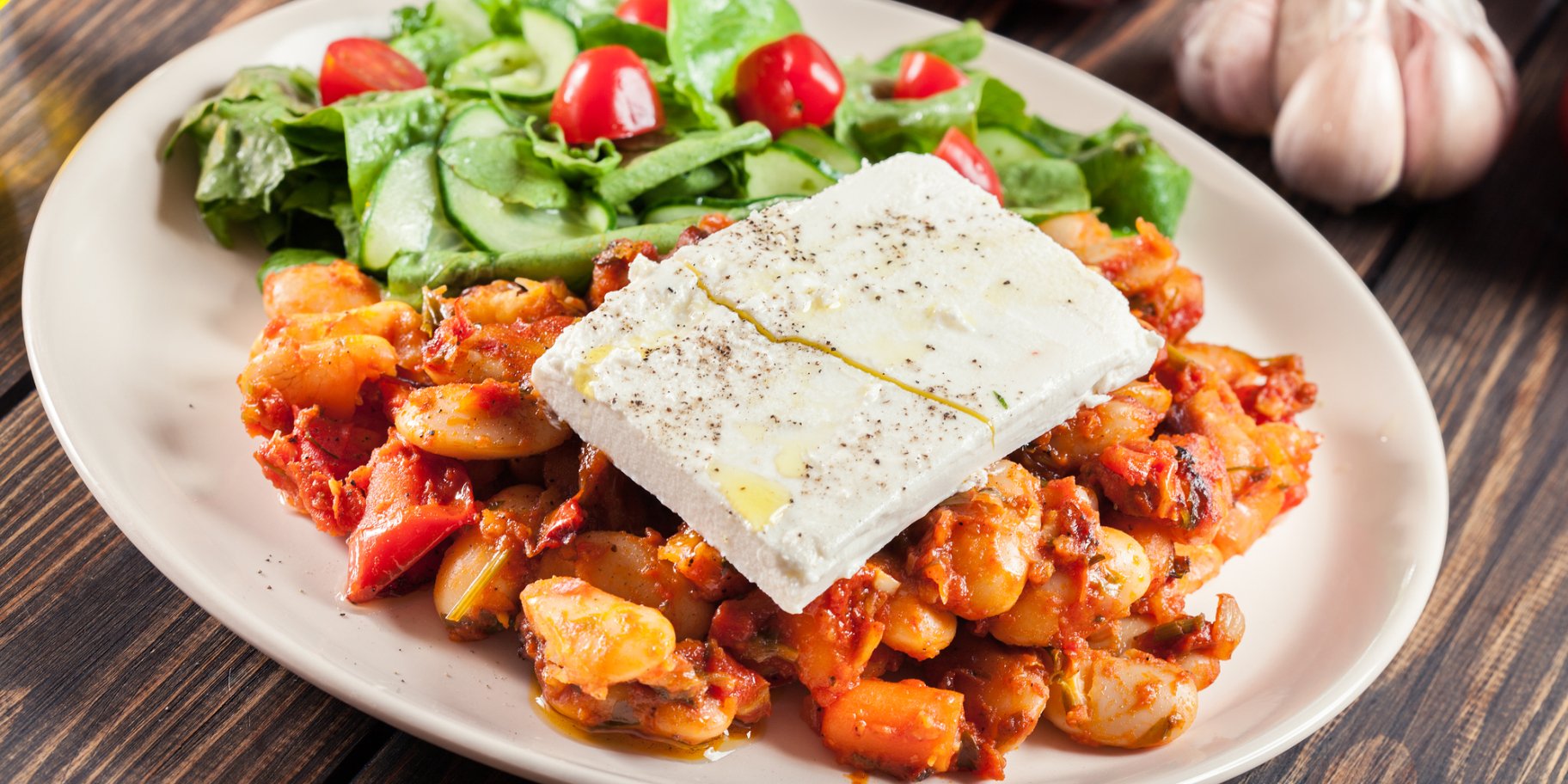 Gigantes plaki печені боби