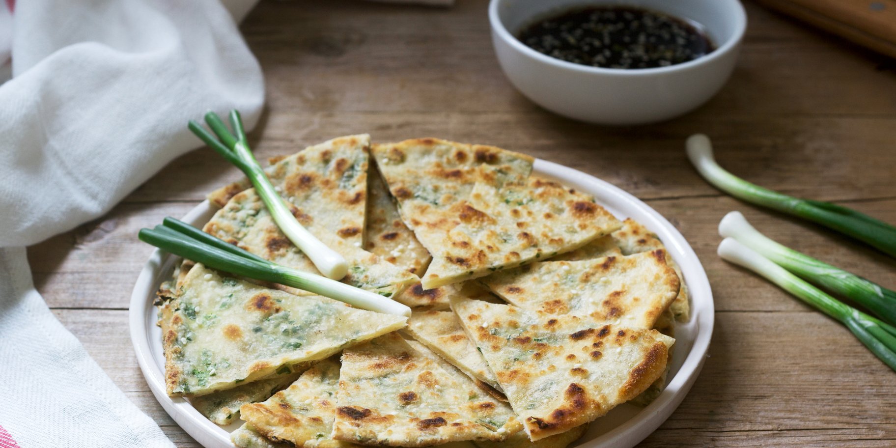 блины с зеленым луком