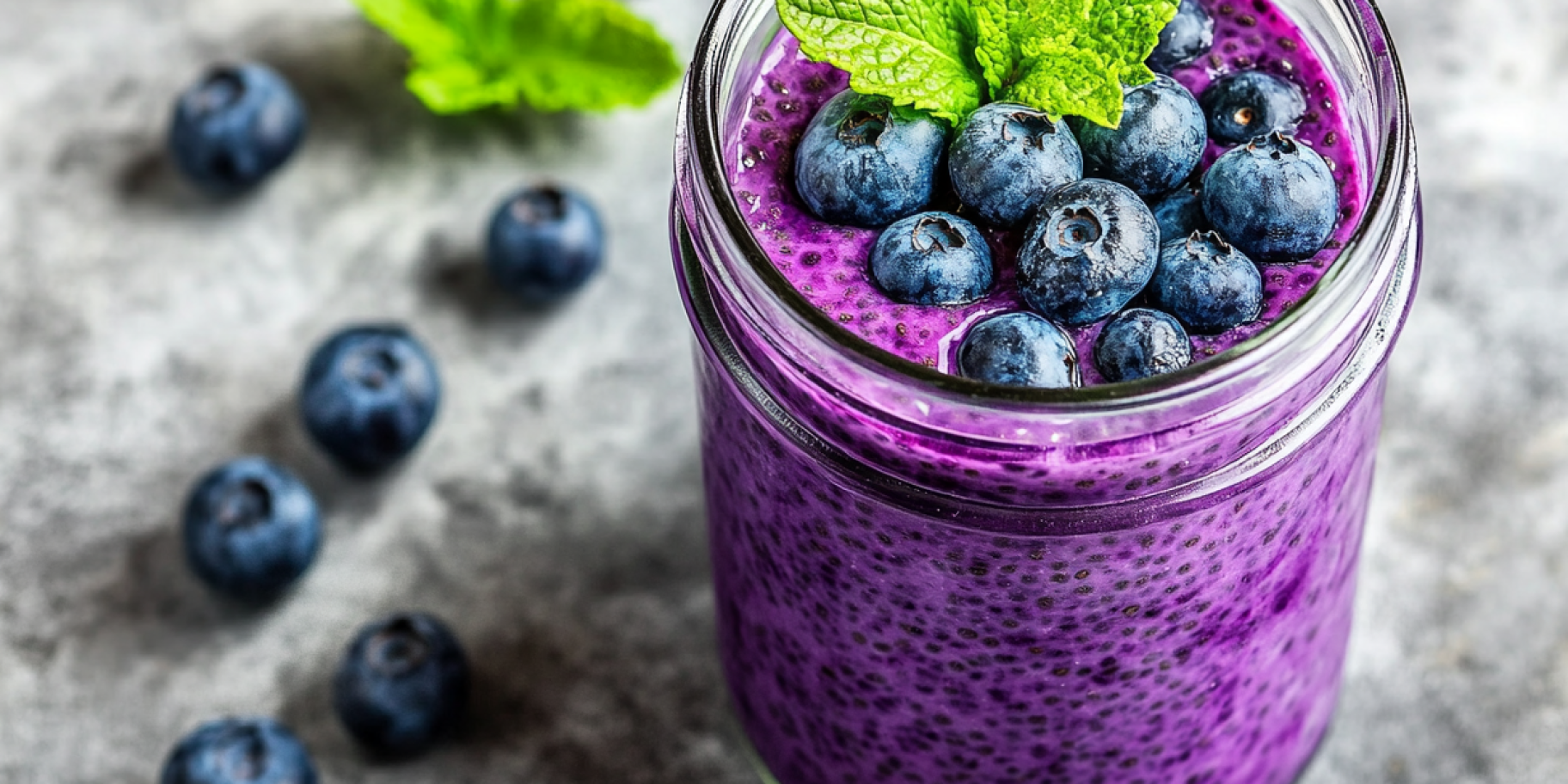 Пудинг з чорниці