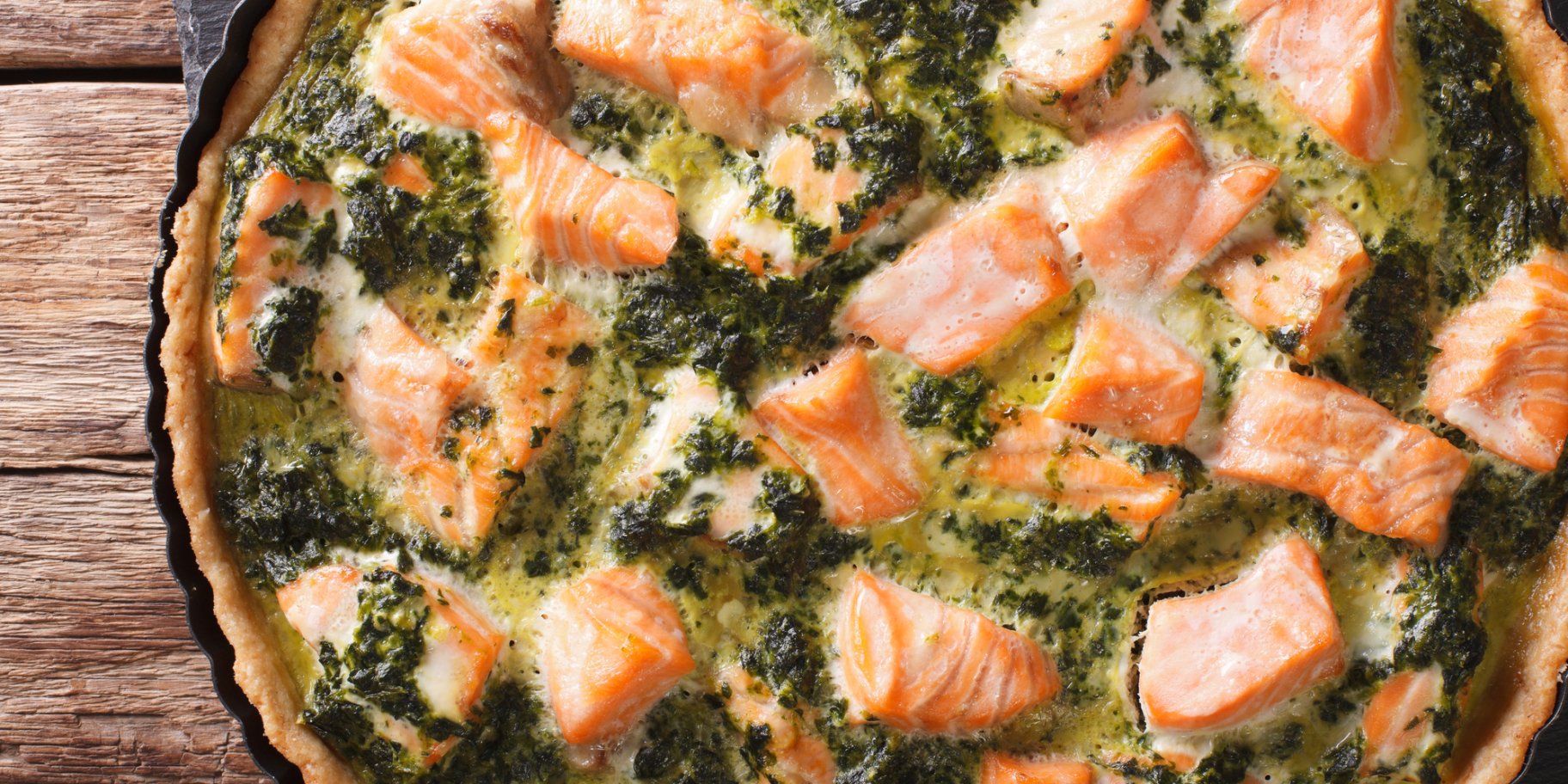 Запеканка с красной рыбой