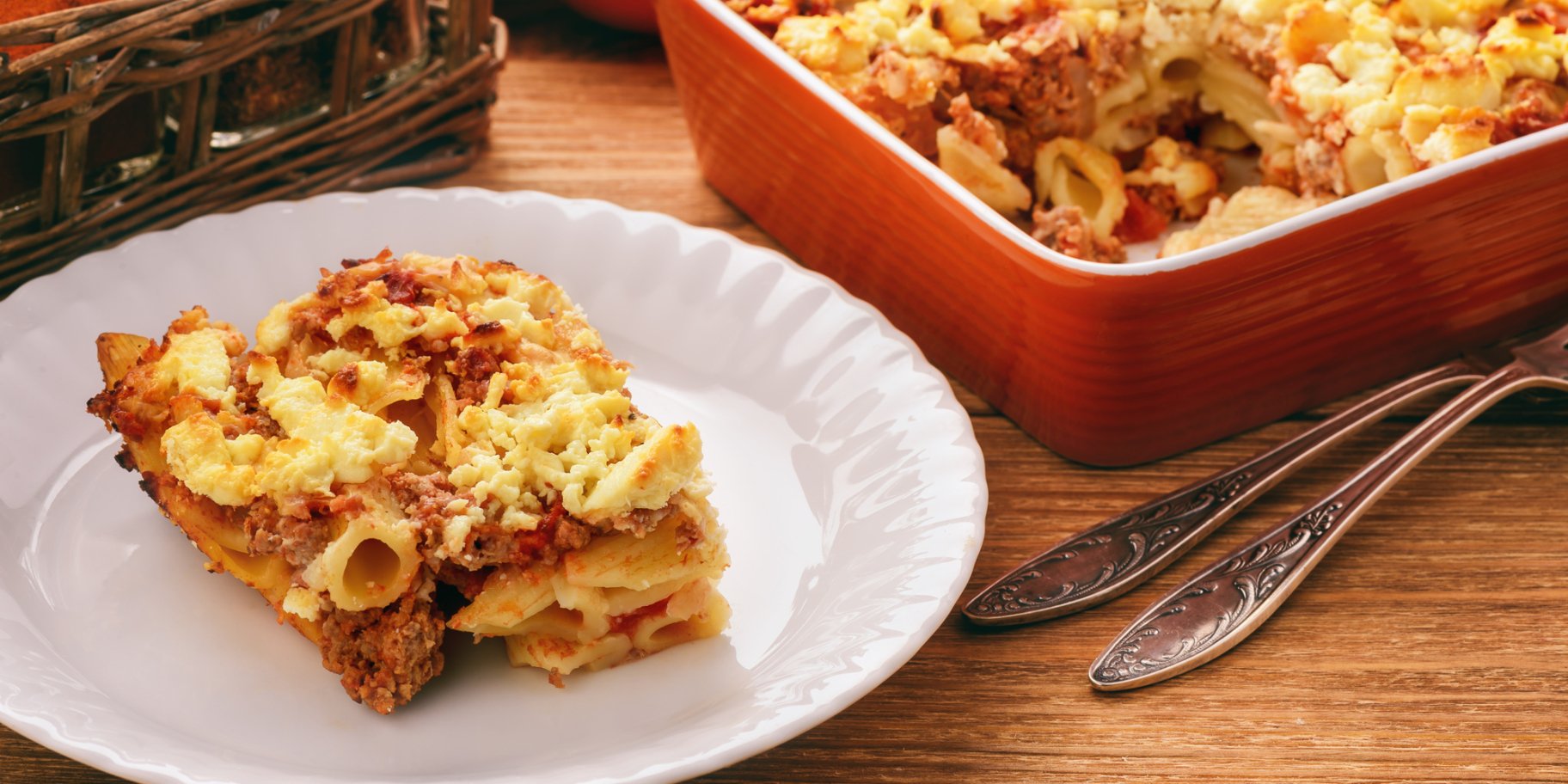 Макаронна запіканка з фаршем