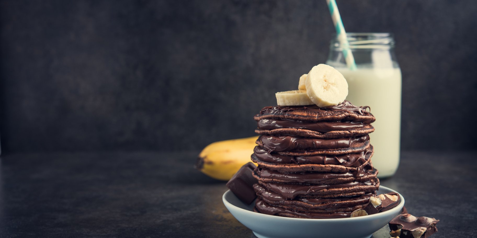 Шоколадно-м’ятні панкейки