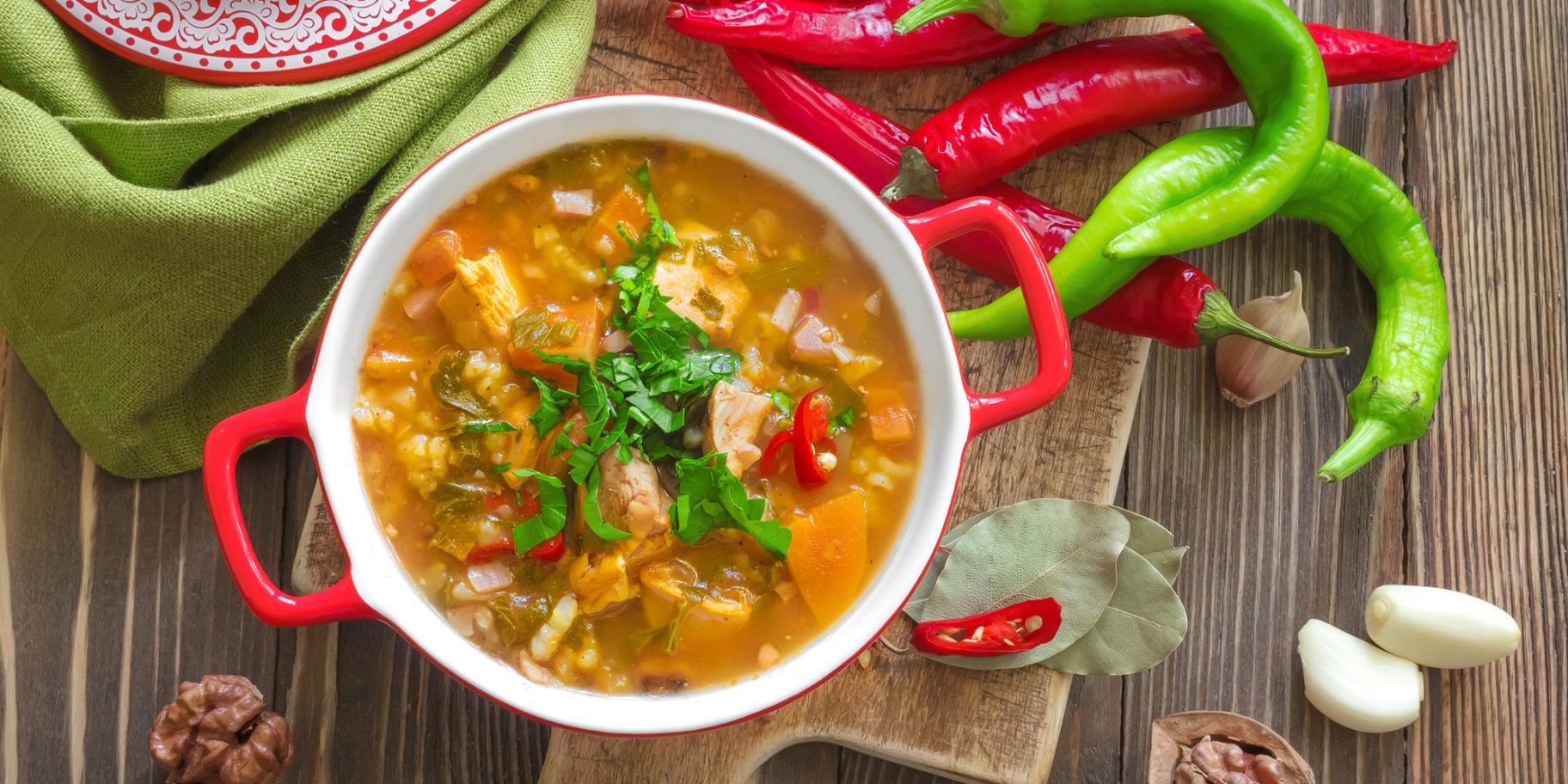 мексиканський суп з куркою