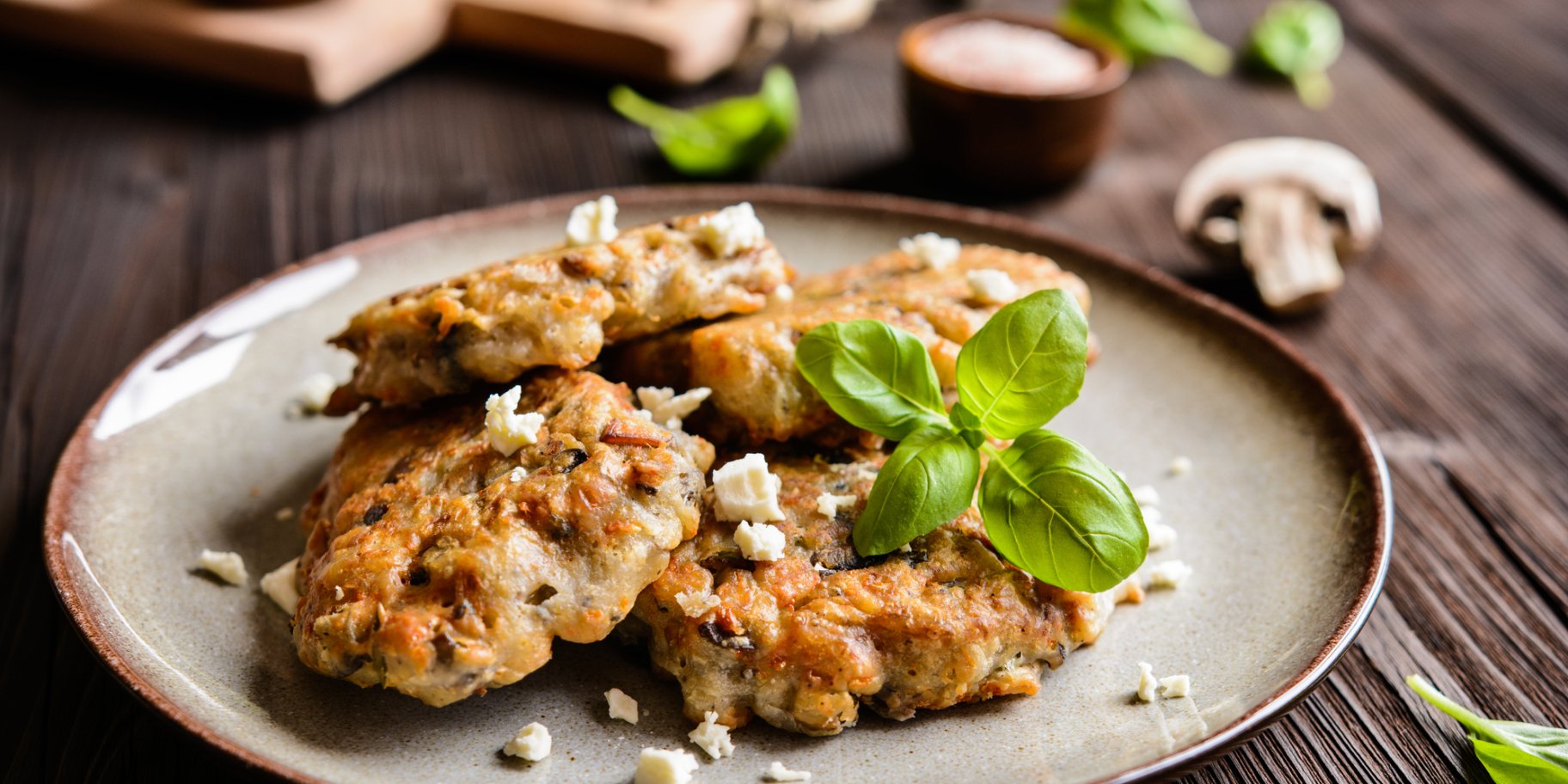 Грибні котлети