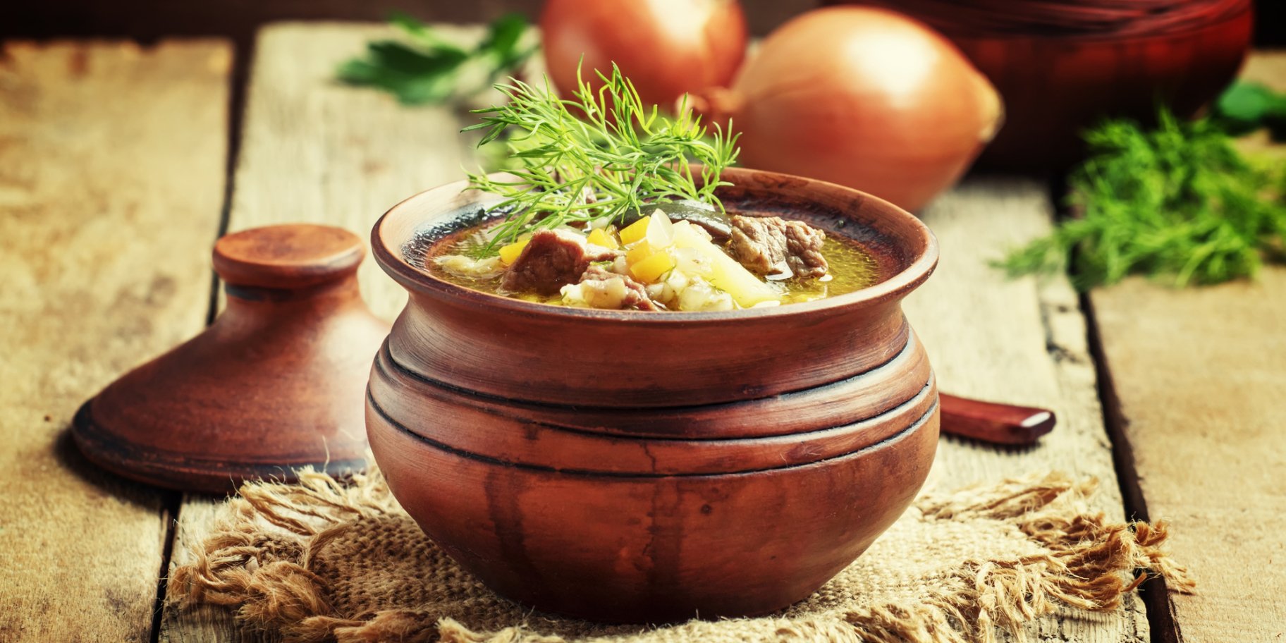 суп з грибами та перловкою