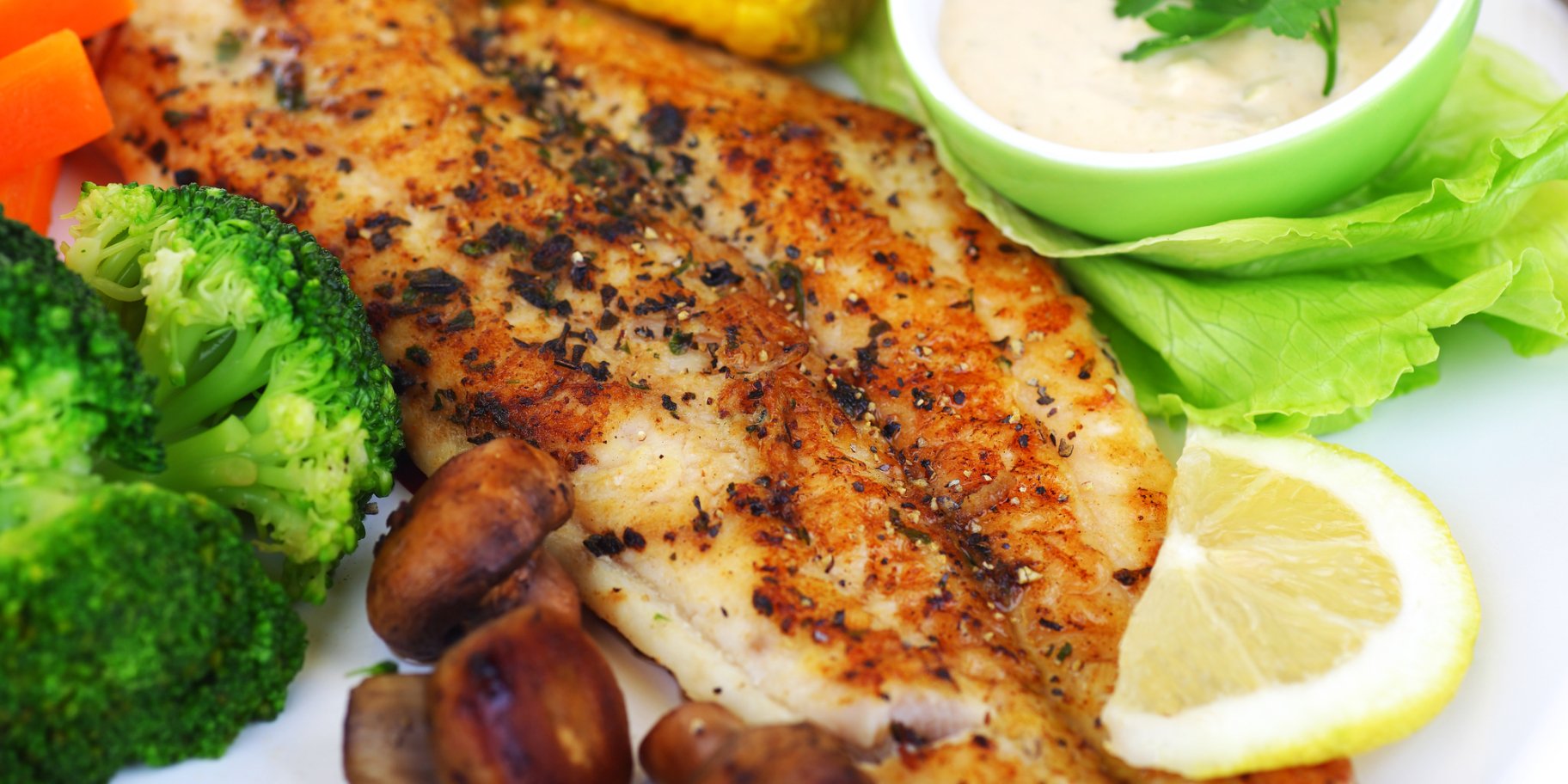 Запечений палтус