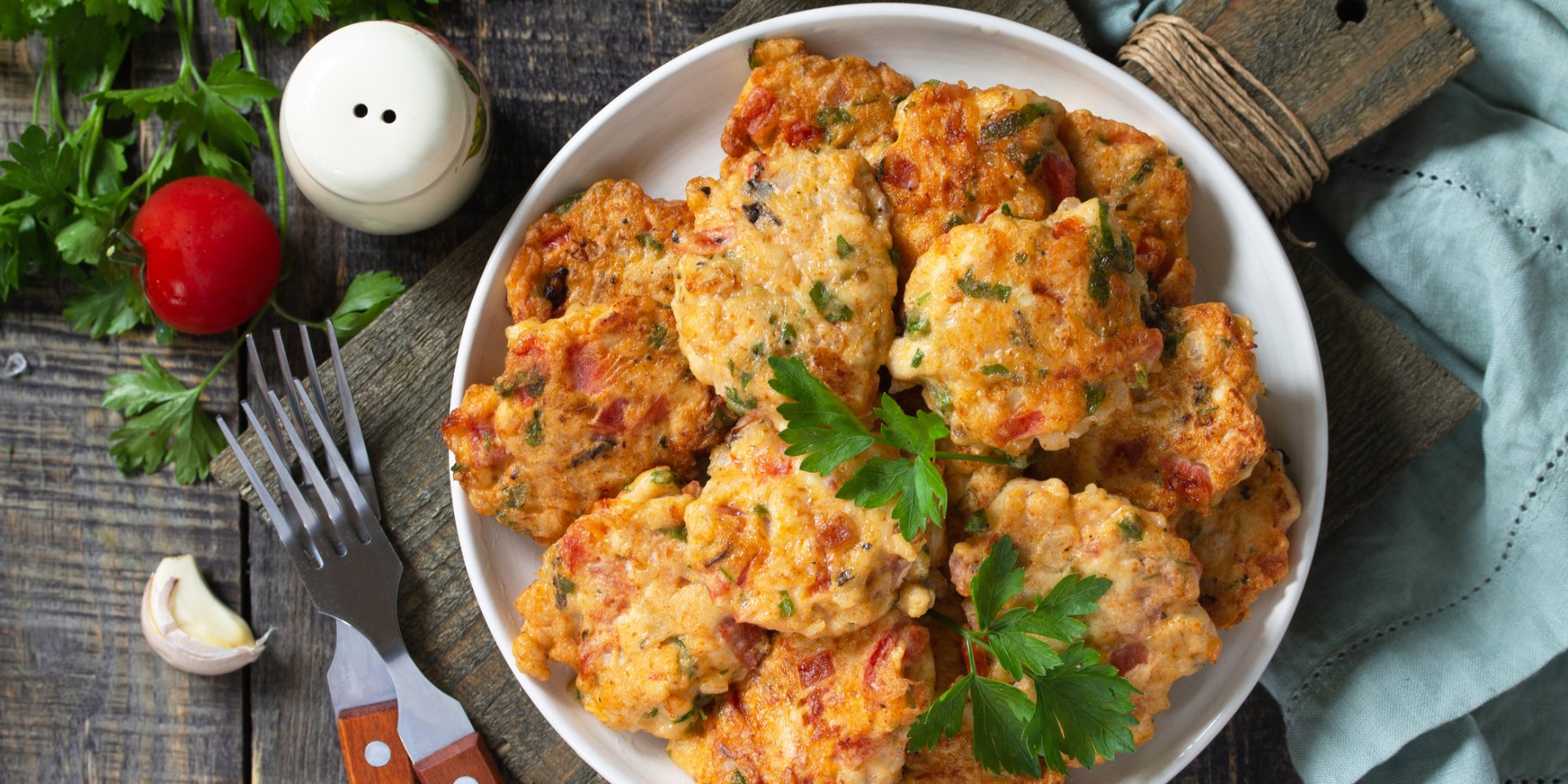 Курячі котлетки з плавленим сиром