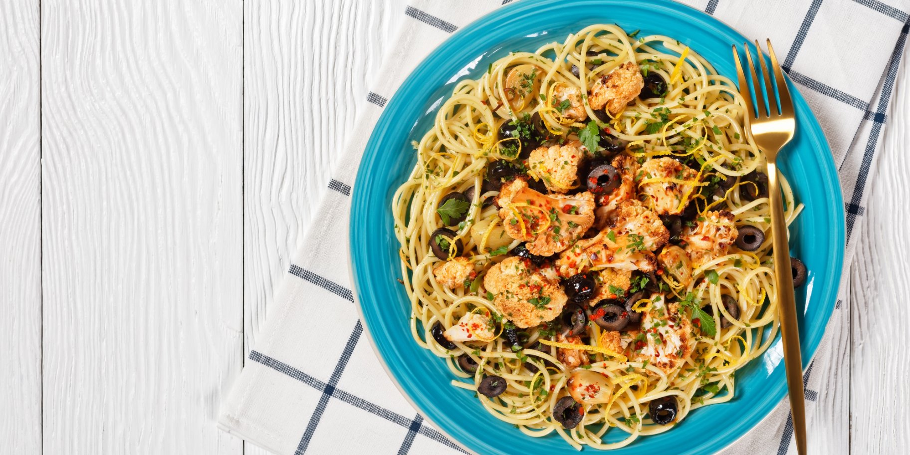 Спагетти с цветной капустой