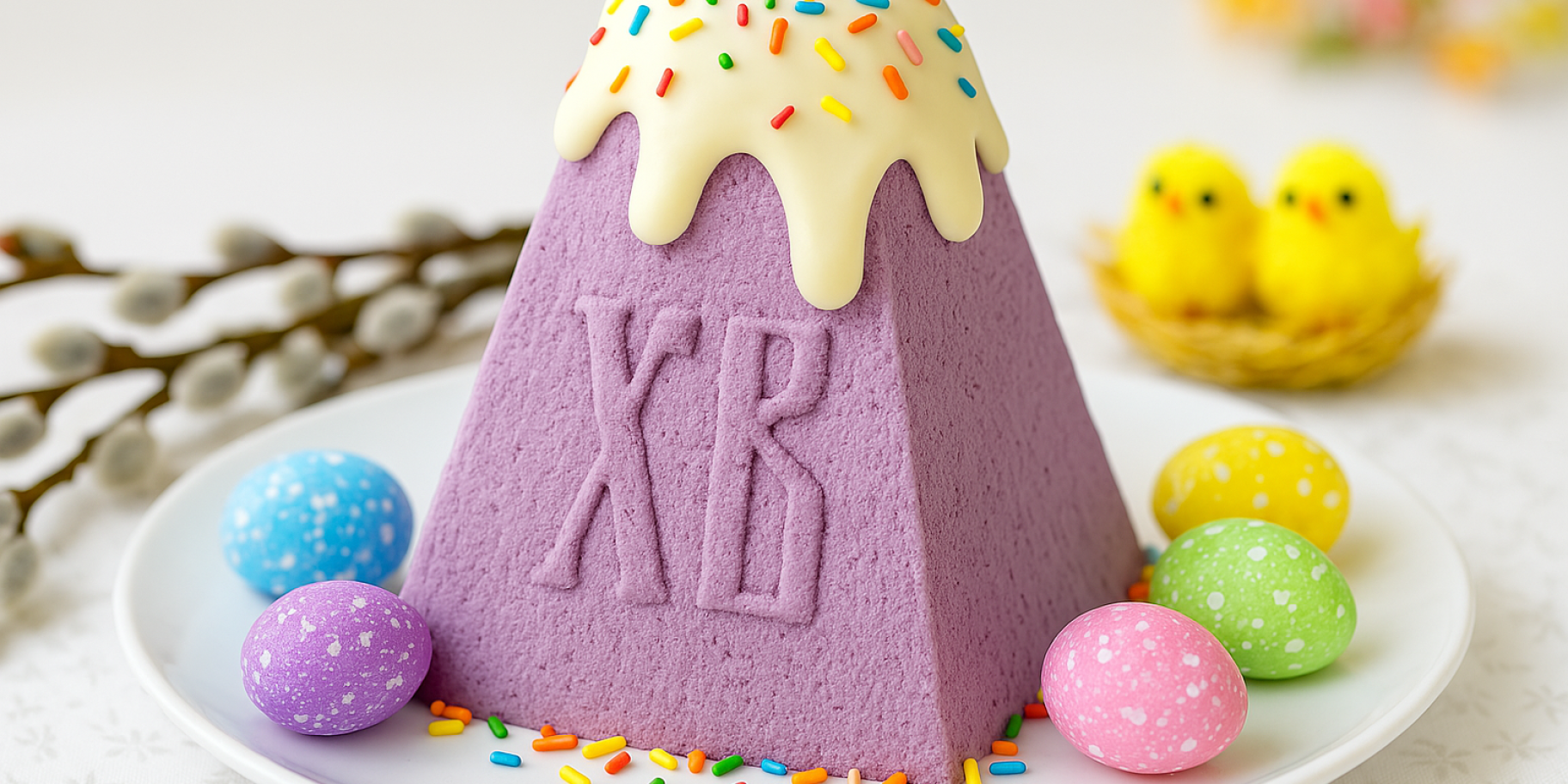 ягідна сирна паска