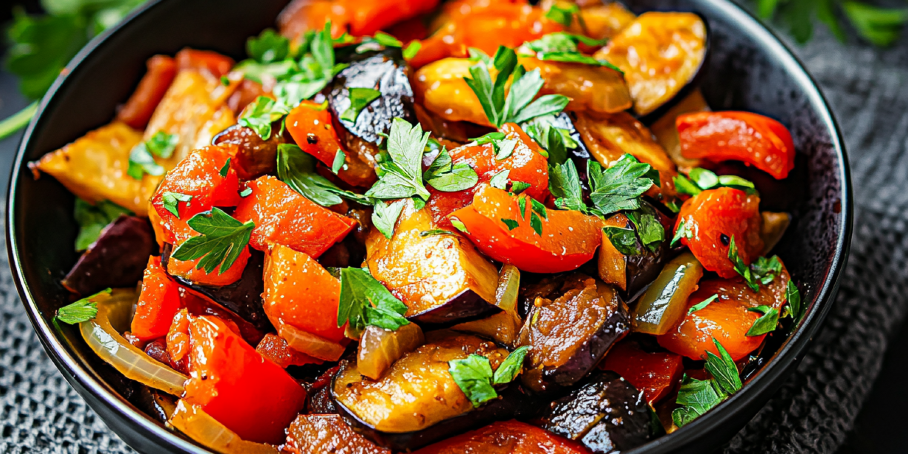 Рагу з куркою та соусом унагі