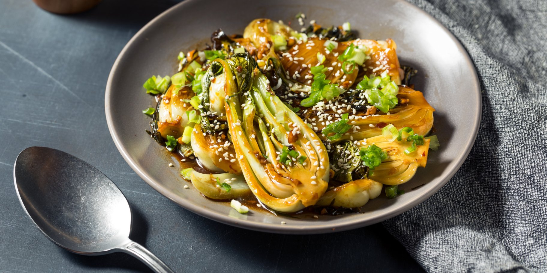 Бок-чой в соєвому соусі