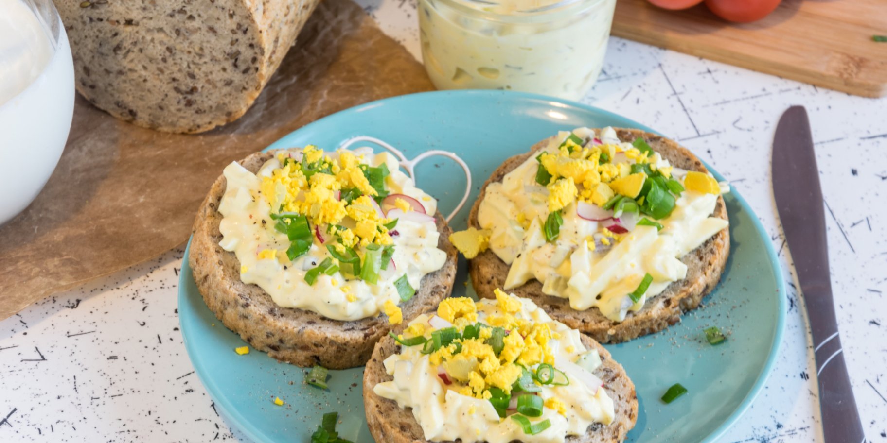 Яичная намазка с селедкой