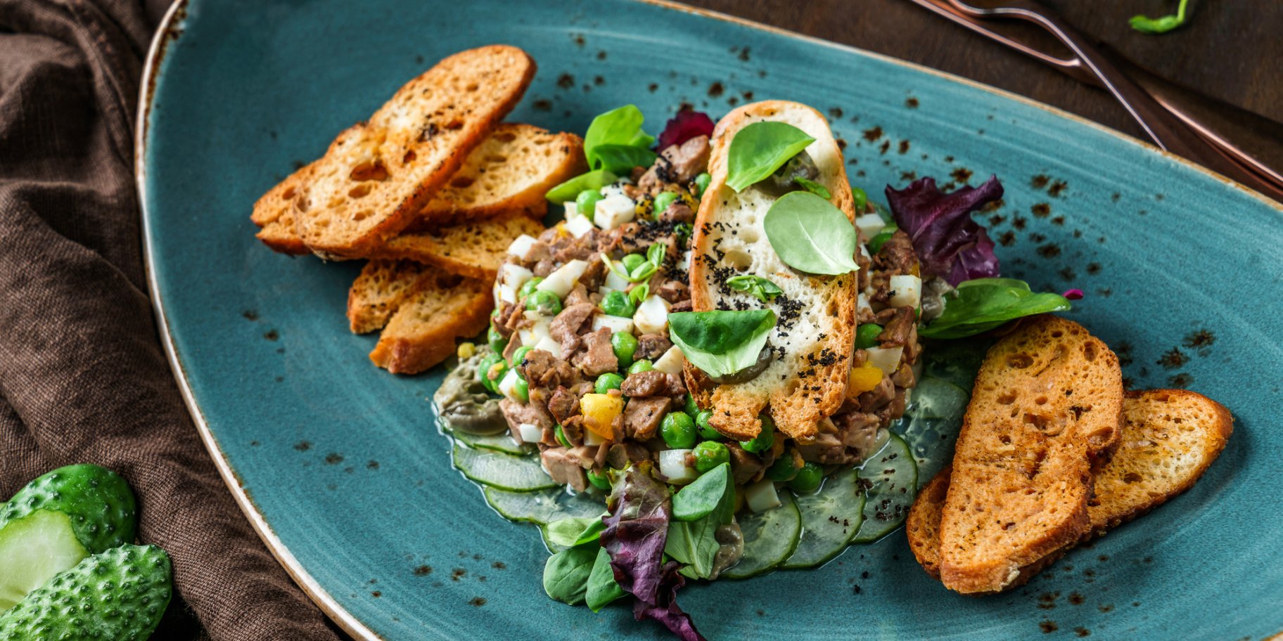 салат з курячими шлунками