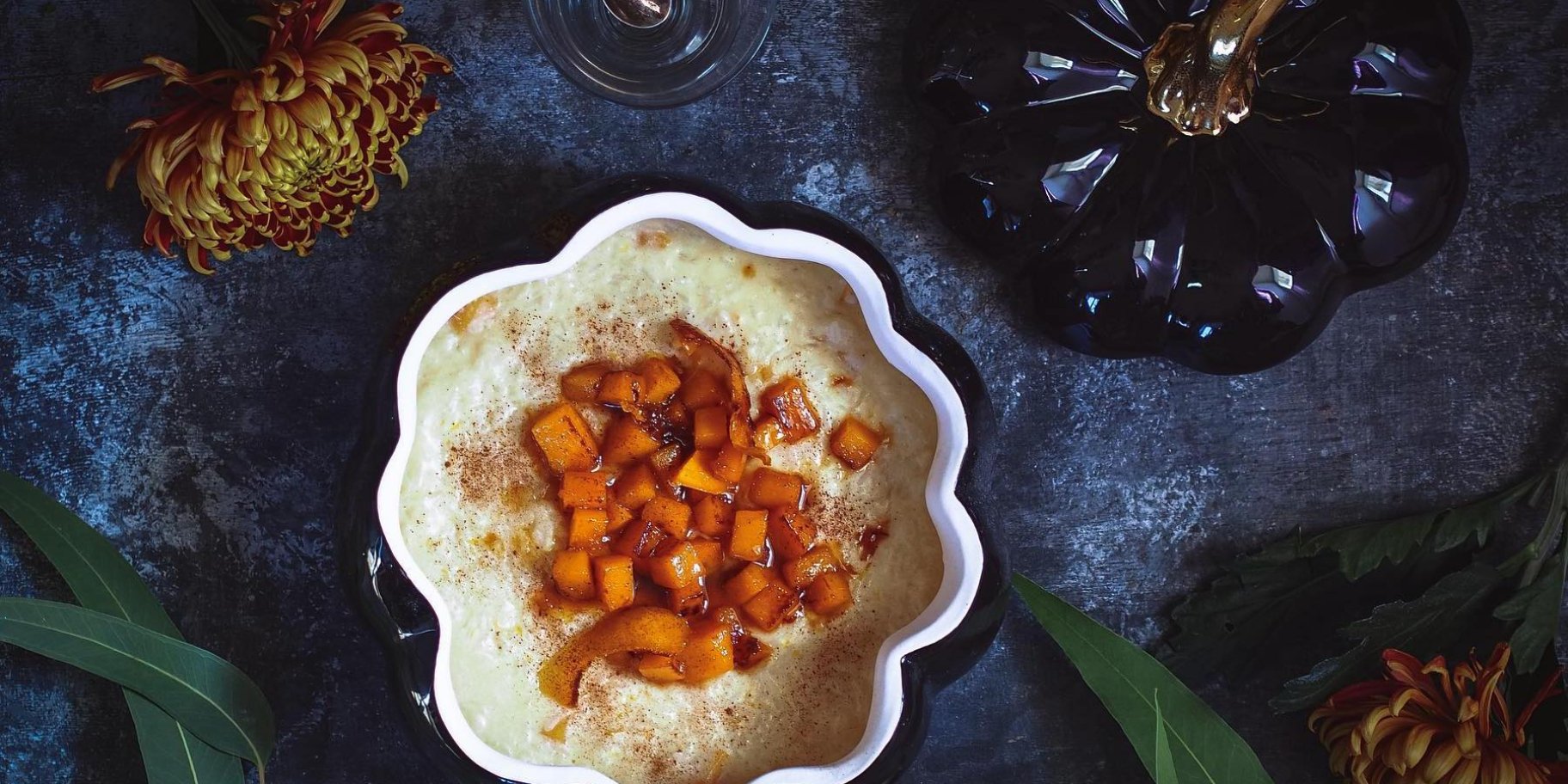 рисовий пудинг з гарбузом