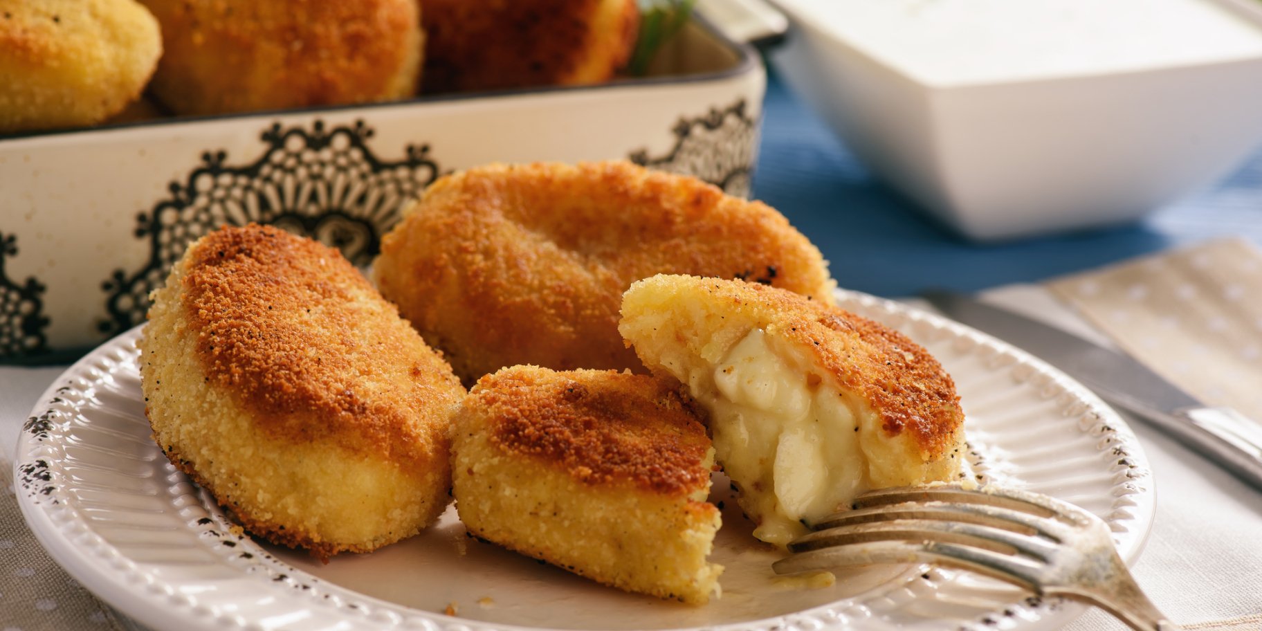 Крокеты с моцареллой