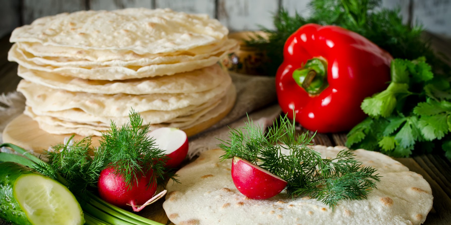 лаваш з овочами