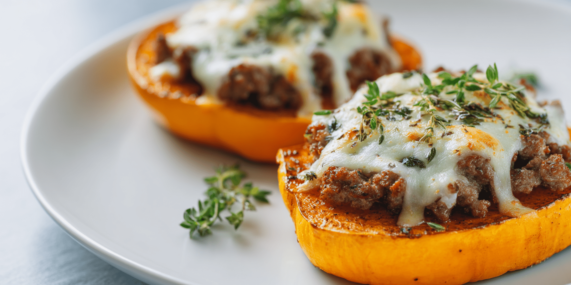 Гарбузові стейки з фаршем