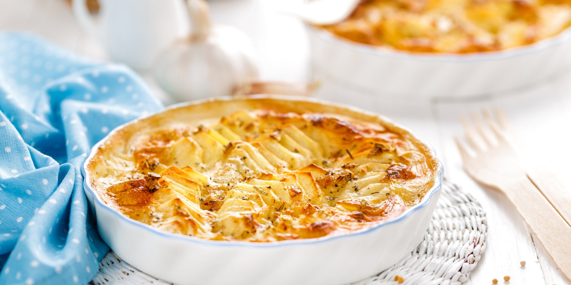 Гратен з беконом