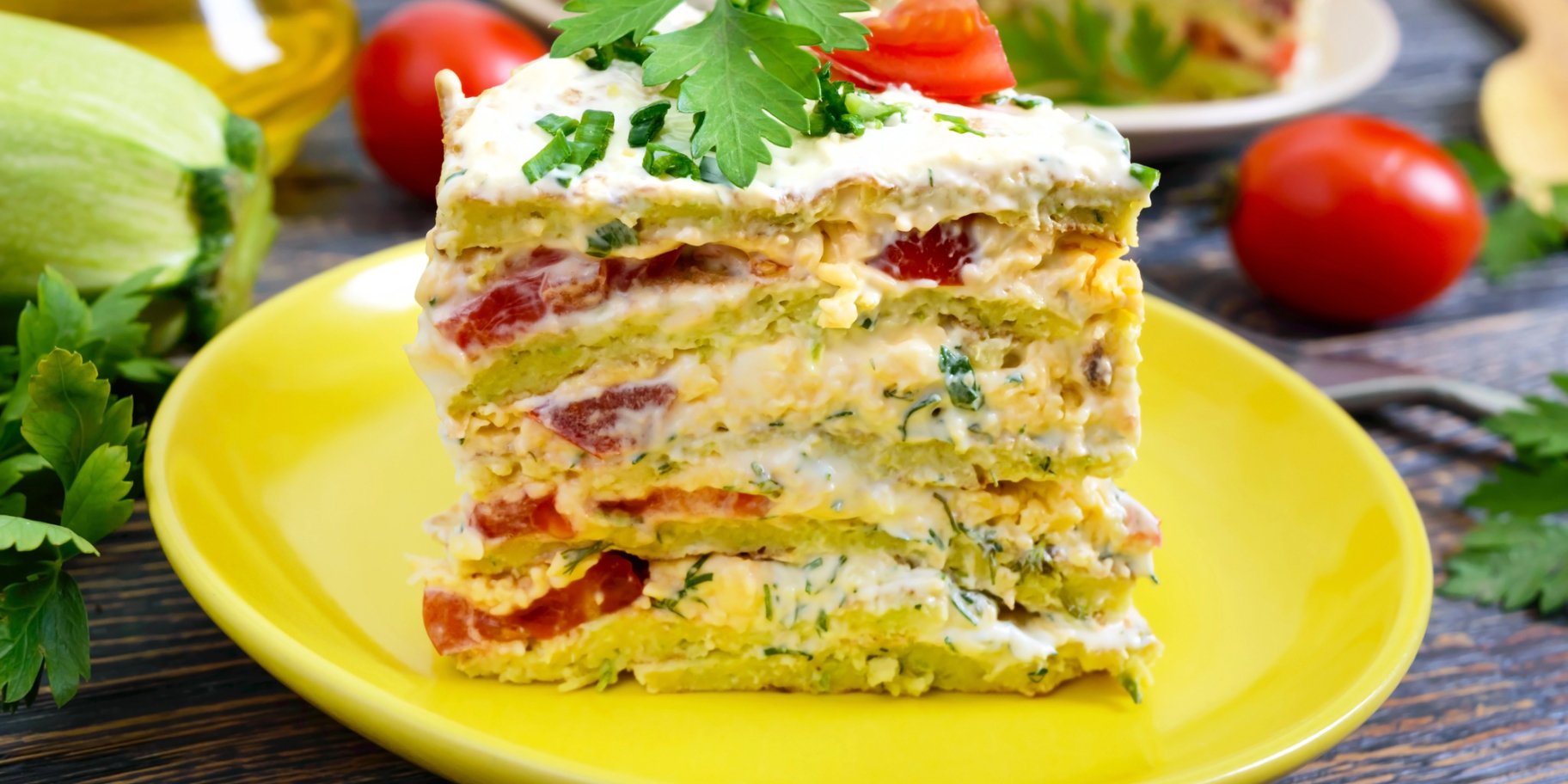 Кабачковий торт з крабовими паличками