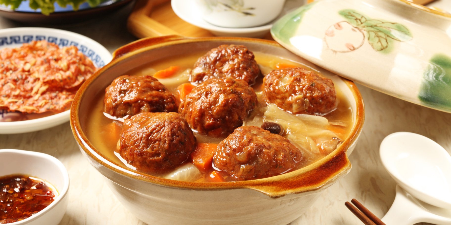 Грибний суп з тефтелями