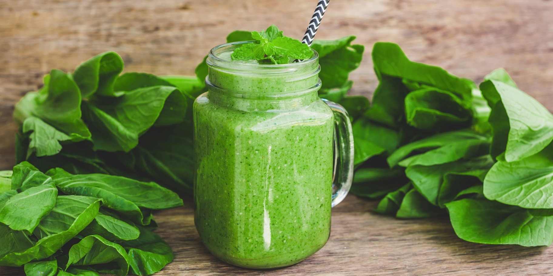Смузі зі шпинатом без цукру